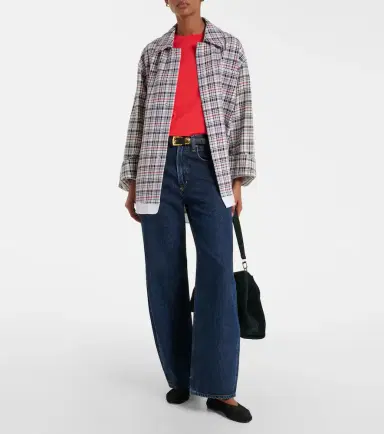 Agolde Adine cropped cotton jersey T-shirt | Thumbnail 4