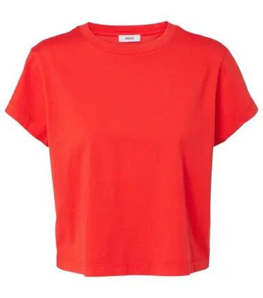 Agolde Adine cropped cotton jersey T-shirt | Thumbnail 1