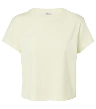 AGOLDE Adine cropped cotton jersey T-shirt | Thumbnail 1