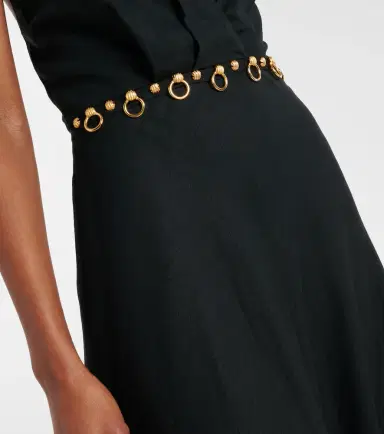 ViX Paula Hermanny Hailey halterneck linen-blend midi dress | Thumbnail 2 ViX Paula Hermanny Hailey halterneck linen-blend midi dress | Thumbnail 2