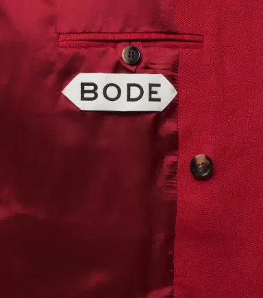 BODE Double-breasted linen blazer | Thumbnail 2 BODE Double-breasted linen blazer | Thumbnail 2