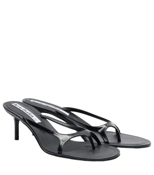 Acne Studios Leather thong sandals