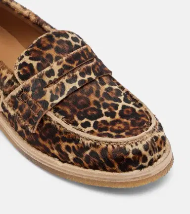Golden Goose Jerry leopard-print calf hair penny loafers | Thumbnail 2