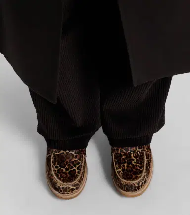 Golden Goose Jerry leopard-print calf hair penny loafers | Thumbnail 5