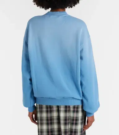 Acne Studios Oversized cotton-blend zip-up sweatshirt | Thumbnail 2