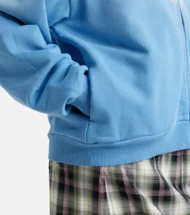 Acne Studios Oversized cotton-blend zip-up sweatshirt | Thumbnail 6