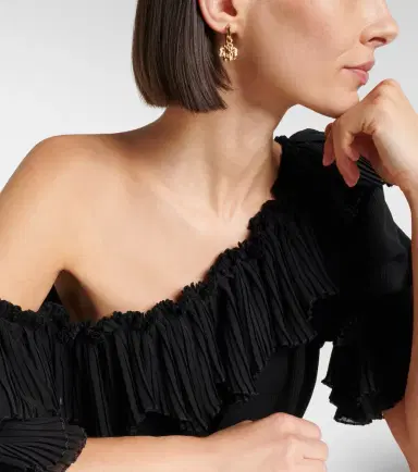 Saint Laurent Cassandre Lucky Charm drop earrings | Thumbnail 6