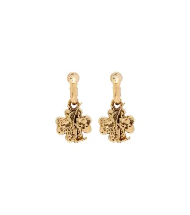 Saint Laurent Cassandre Lucky Charm drop earrings | Thumbnail 1