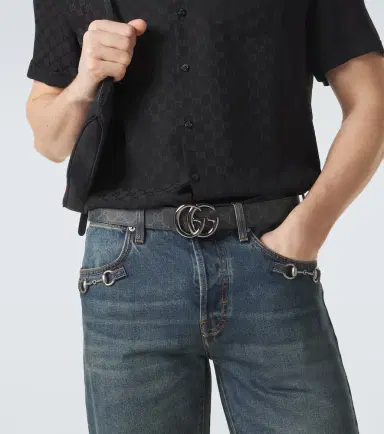 Gucci GG Marmont reversible leather belt | Thumbnail 3