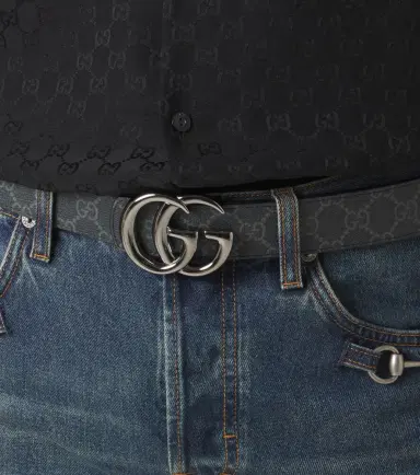 Gucci GG Marmont reversible leather belt | Thumbnail 4