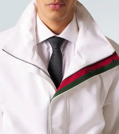 Gucci Horsebit GG silk twill jacquard tie | Thumbnail 3