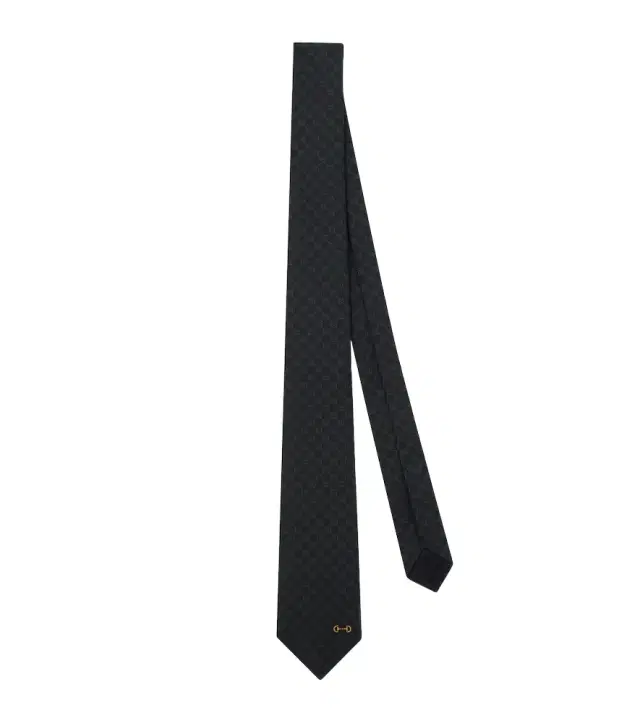 Gucci Horsebit GG silk twill jacquard tie