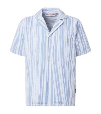Orlebar Brown Howel striped cotton toweling shirt | Thumbnail 1 Orlebar Brown Howel striped cotton toweling shirt | Thumbnail 1