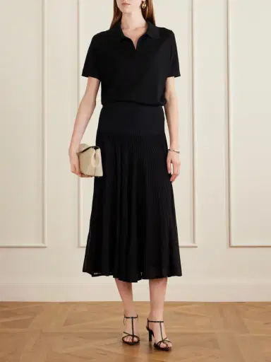 Ralph Lauren Collection Celia Ribbed-knit Midi Skirt | Thumbnail 2 Ralph Lauren Collection Celia Ribbed-knit Midi Skirt | Thumbnail 2