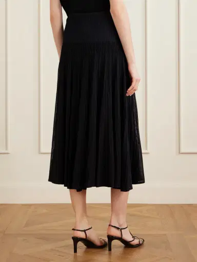 Ralph Lauren Collection Celia Ribbed-knit Midi Skirt | Thumbnail 3 Ralph Lauren Collection Celia Ribbed-knit Midi Skirt | Thumbnail 3