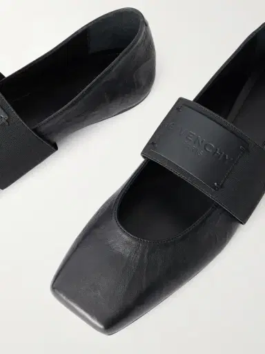Givenchy Logo-appliquéd Leather Ballerina Flats | Thumbnail 5 Givenchy Logo-appliquéd Leather Ballerina Flats | Thumbnail 5