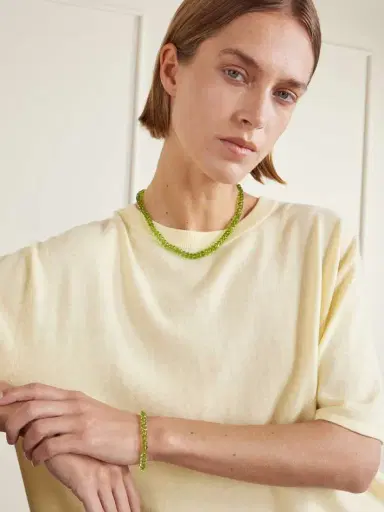 JIA JIA Oracle 14-karat Gold Peridot Bracelet | Thumbnail 4