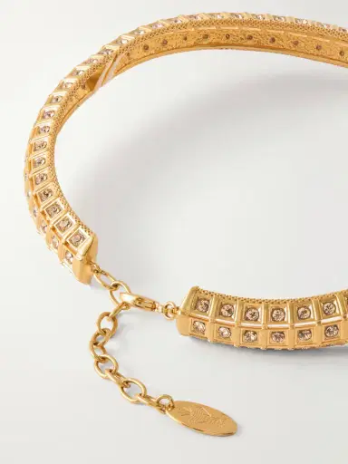 Sonia Petroff Lobster Vibe Crystal-embellished Gold-plated Necklace | Thumbnail 3 Sonia Petroff Lobster Vibe Crystal-embellished Gold-plated Necklace | Thumbnail 3