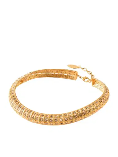 Sonia Petroff Lobster Vibe Crystal-embellished Gold-plated Necklace | Thumbnail 1 Sonia Petroff Lobster Vibe Crystal-embellished Gold-plated Necklace | Thumbnail 1