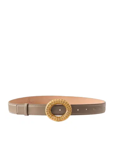 Sonia Petroff Lobster Vibe Gold-tone, Leather And Crystal Belt | Thumbnail 1