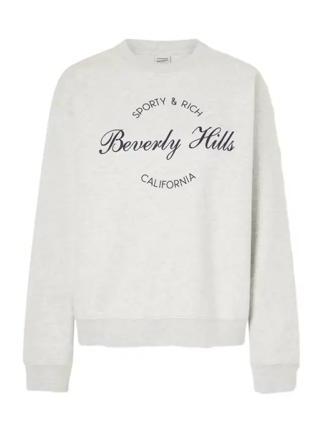 Beverly Script Printed Cotton Sweatshirt
