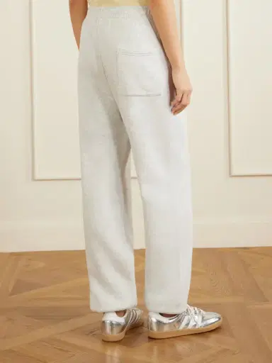 Sporty & Rich Beverly Script Cotton-jersey Track Pants | Thumbnail 4