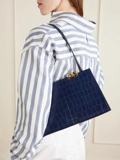 Jacquemus La Plage Croco-embossed Leather Shoulder Bag | Thumbnail 2 Jacquemus La Plage Croco-embossed Leather Shoulder Bag | Thumbnail 2