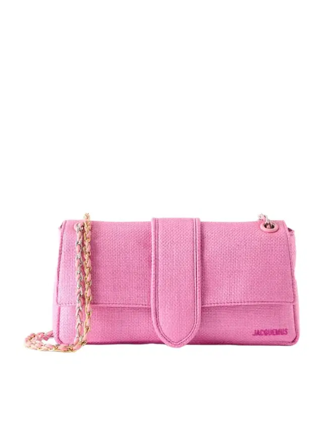 Jacquemus Le Bambino Chaîne Raffia-effect Shoulder Bag