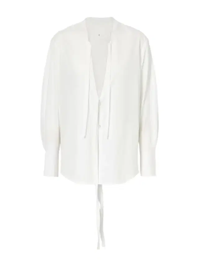 Tie-detailed Cotton Blouse