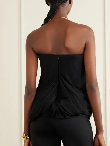 Ilkyaz Ozel Olivienne Draped Satin Bustier Top | Thumbnail 3 Ilkyaz Ozel Olivienne Draped Satin Bustier Top | Thumbnail 3