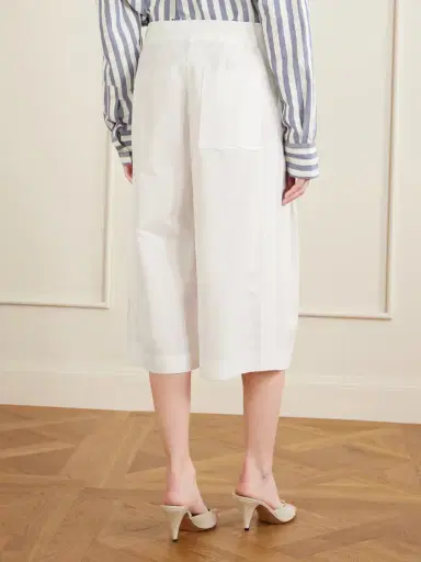 Jacquemus Le Marin High-rise Cotton-poplin Wide-leg Shorts | Thumbnail 3