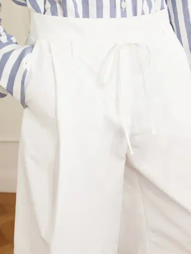 Jacquemus Le Marin High-rise Cotton-poplin Wide-leg Shorts | Thumbnail 4