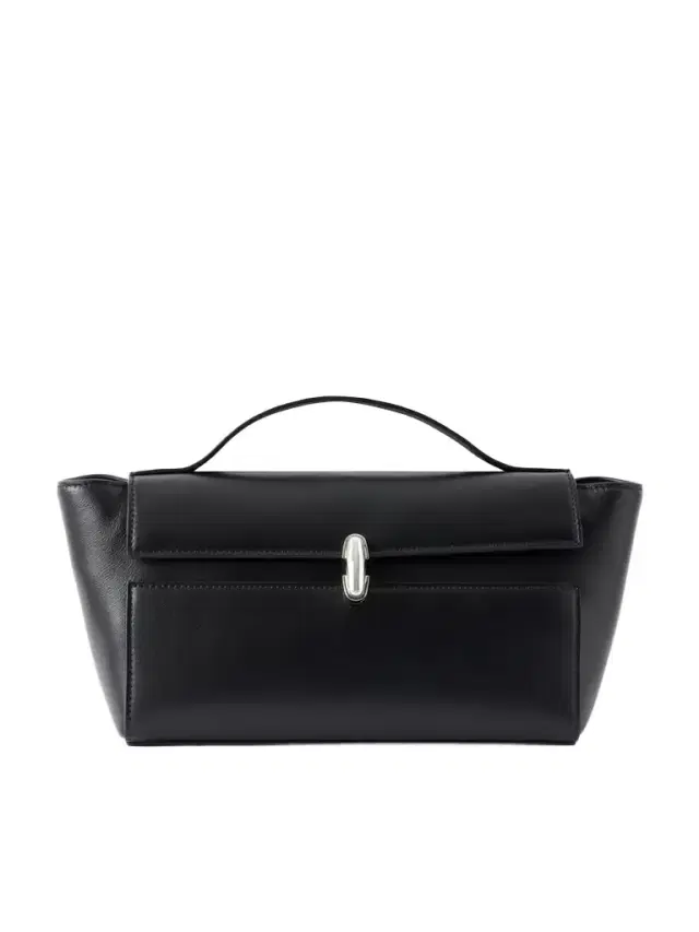 Savette Symmetry Trapeze Pochette Leather Tote