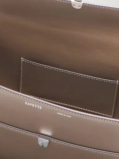 Savette Symmetry Trapeze Pochette Leather Tote | Thumbnail 6