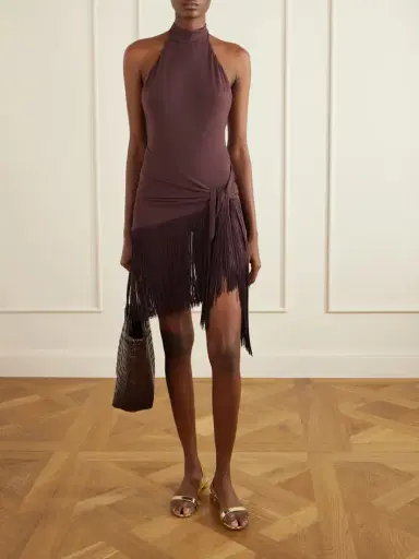 Taller Marmo Artemis Swimsuit And Fringed Pareo Set | Thumbnail 2
