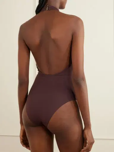 Taller Marmo Artemis Swimsuit And Fringed Pareo Set | Thumbnail 4
