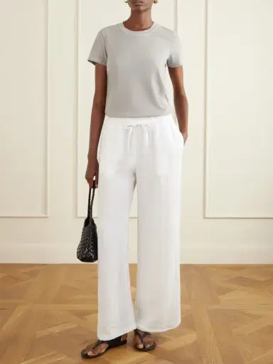 James Perse Linen Straight-leg Pants | Thumbnail 2 James Perse Linen Straight-leg Pants | Thumbnail 2