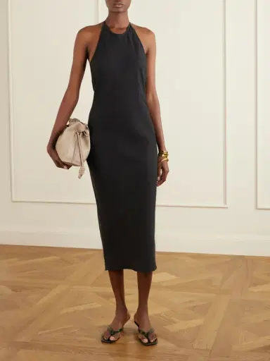 James Perse Linen Midi Dress | Thumbnail 2 James Perse Linen Midi Dress | Thumbnail 2