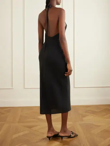 James Perse Linen Midi Dress | Thumbnail 3 James Perse Linen Midi Dress | Thumbnail 3