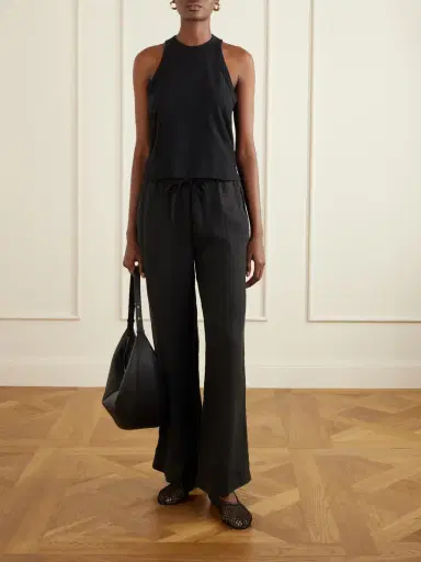 James Perse Linen Wide-leg Pants | Thumbnail 2