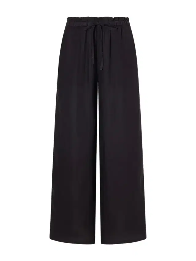 James Perse Linen Wide-leg Pants