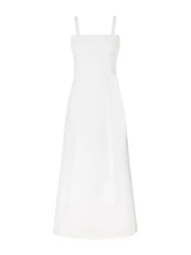 Cami Paneled Organic Cotton-blend Midi Dress
