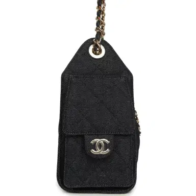 Chanel Chanel Mini 25 Hobo Bag Dark Blue Denim Light Gold Hardware | Thumbnail 3 Chanel Chanel Mini 25 Hobo Bag Dark Blue Denim Light Gold Hardware | Thumbnail 3