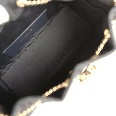 Chanel Chanel Mini 25 Hobo Bag Dark Blue Denim Light Gold Hardware | Thumbnail 8 Chanel Chanel Mini 25 Hobo Bag Dark Blue Denim Light Gold Hardware | Thumbnail 8