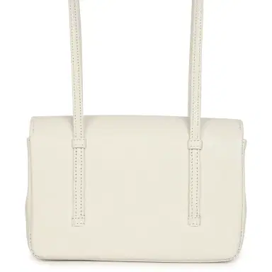 Chanel Chanel Mini Preppy Coco Clutch with Straps White Shiny Caviar Brushed Gold Hardware | Thumbnail 4