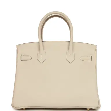 HERMÈS Hermes Birkin 30 Craie Togo Gold Hardware | Thumbnail 4 HERMÈS Hermes Birkin 30 Craie Togo Gold Hardware | Thumbnail 4