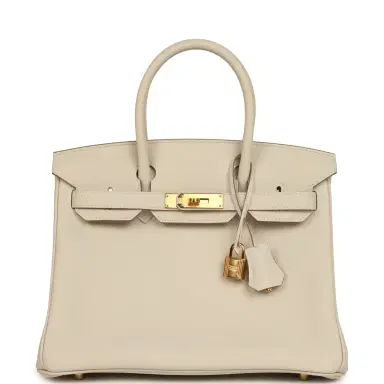 HERMÈS Hermes Birkin 30 Craie Togo Gold Hardware | Thumbnail 1 HERMÈS Hermes Birkin 30 Craie Togo Gold Hardware | Thumbnail 1