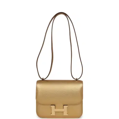 HERMÈS Hermes Constance 18 Dore Chevre Chamkilight Permabrass Hardware | Thumbnail 7