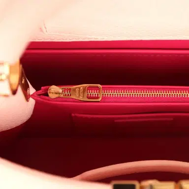Louis Vuitton Louis Vuitton X Takashi Murakami Panda Capucines BB Opal Pink Taurillon Leather Gold Hardware | Thumbnail 9