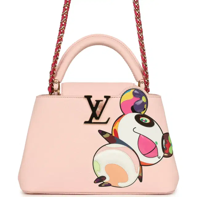 Louis Vuitton X Takashi Murakami Panda Capucines BB Opal Pink Taurillon Leather Gold Hardware Louis Vuitton X Takashi Murakami Panda Capucines BB Opal Pink Taurillon Leather Gold Hardware